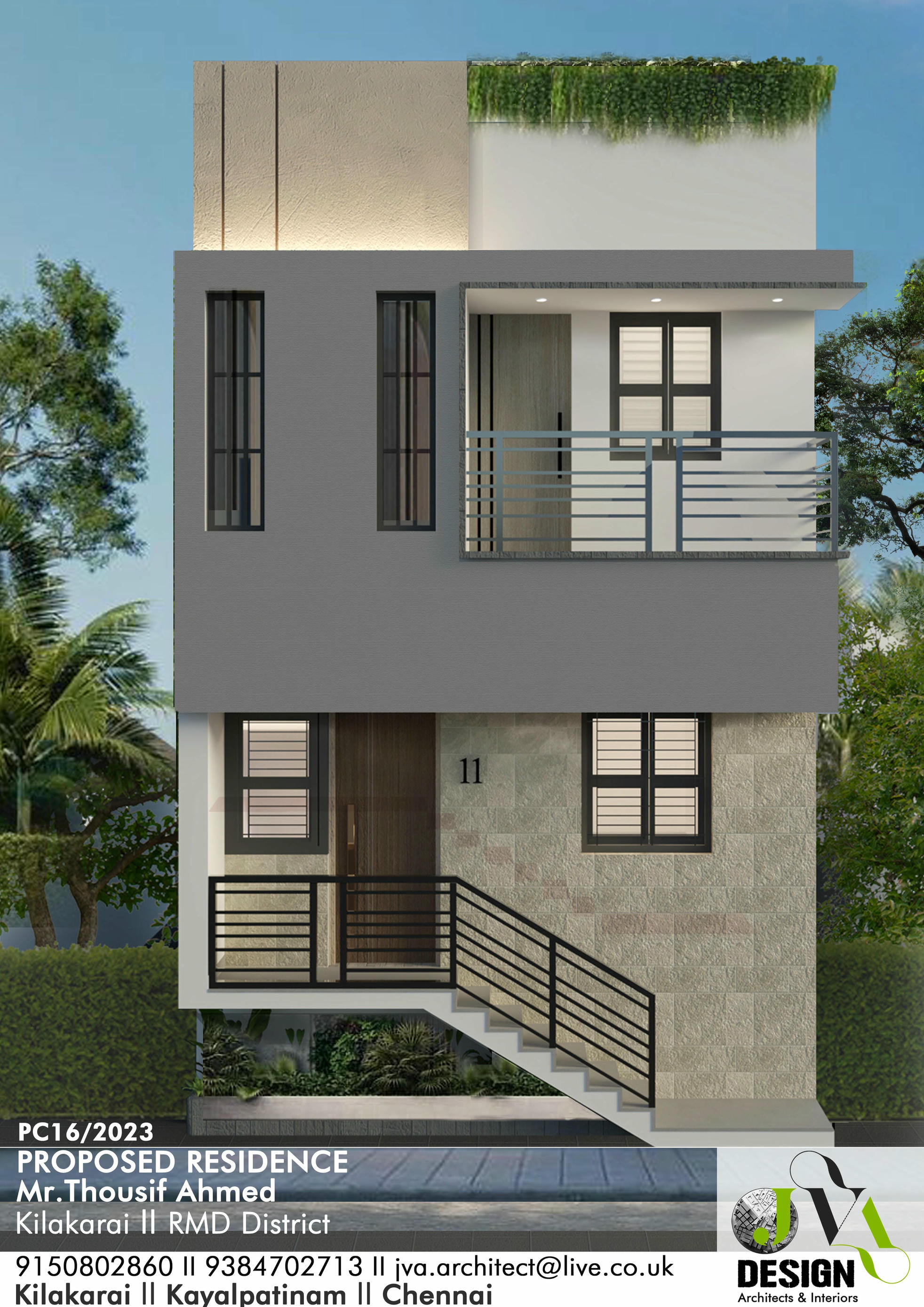 Mr. Thousif Contemporary Villa