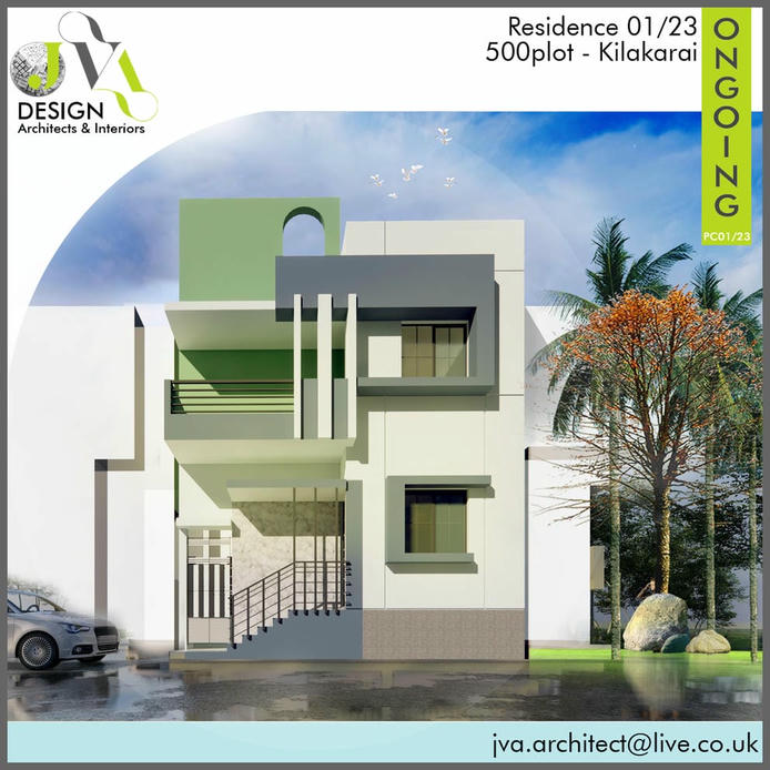 Modern Residence Elevation PC0123